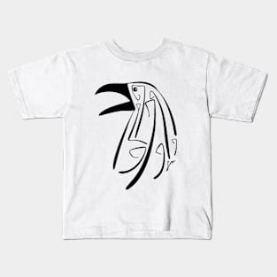 Geometric Raven Kids T-Shirt